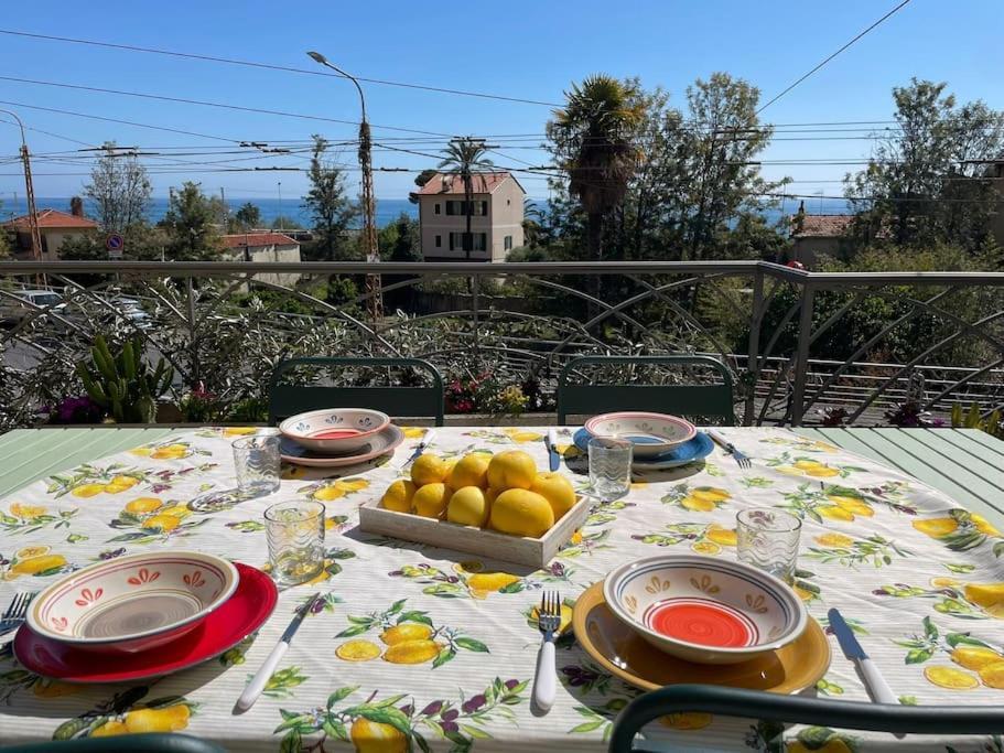 Casa Visconti, Bordighera, Vista Mare エクステリア 写真